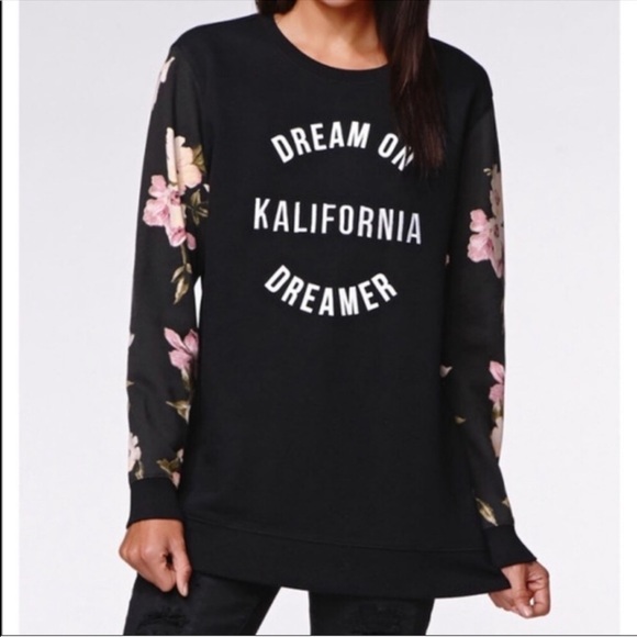Kendall & Kylie Sweaters - Kendall & Kylie Dream On Kalafornia Pull Over